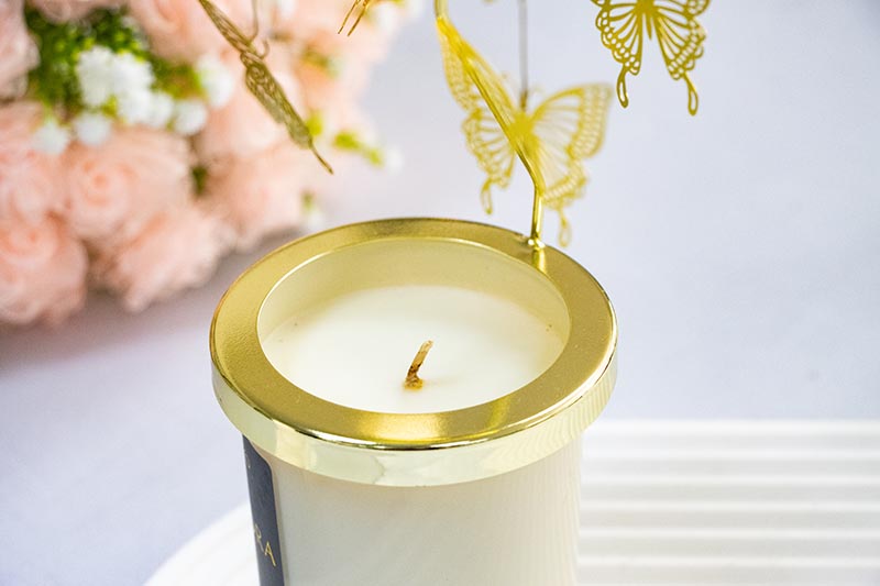 Spinning Metal Butterfly Aromatherapy Candle