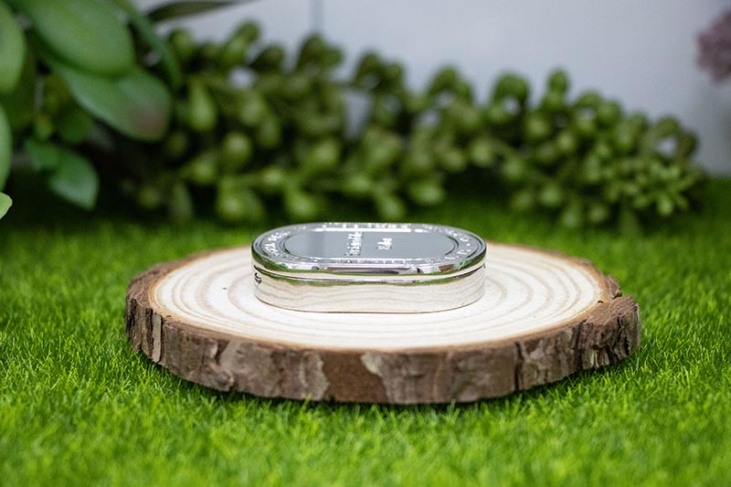 Luxury Silver Metal Solid Perfume