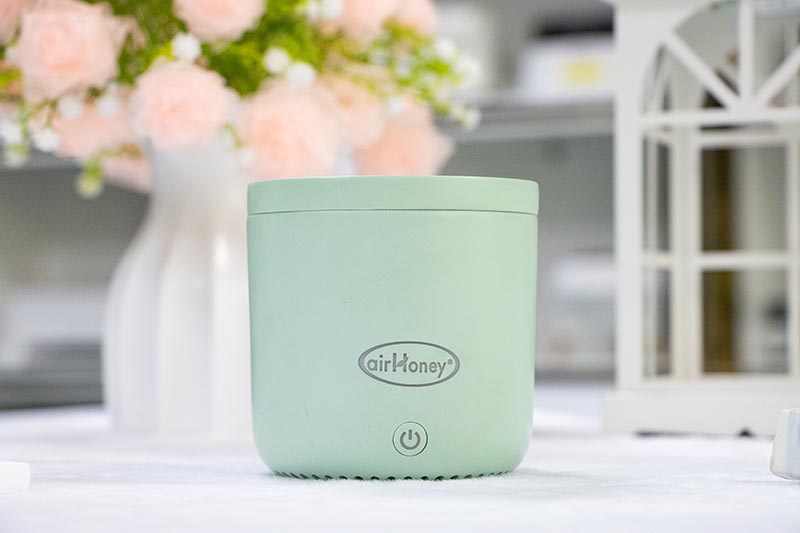Fresh Green USB Fan Aroma Diffuser with EVA Scent Beads