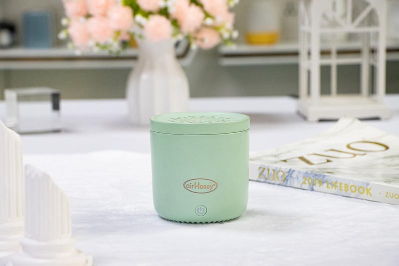 Fresh Green USB Fan Aroma Diffuser with EVA Scent Beads