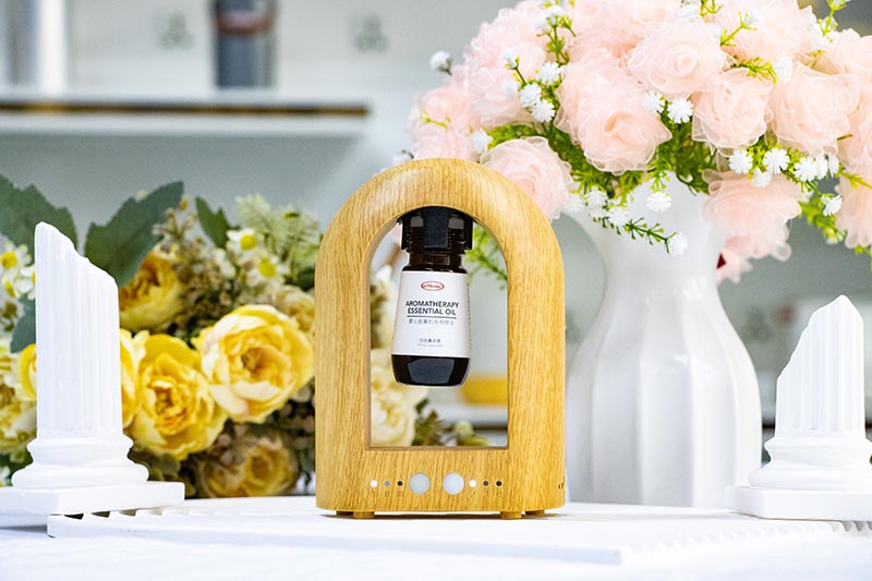 Stylish Wood Grain USB Essential Oil Diffuser with Mist Spray