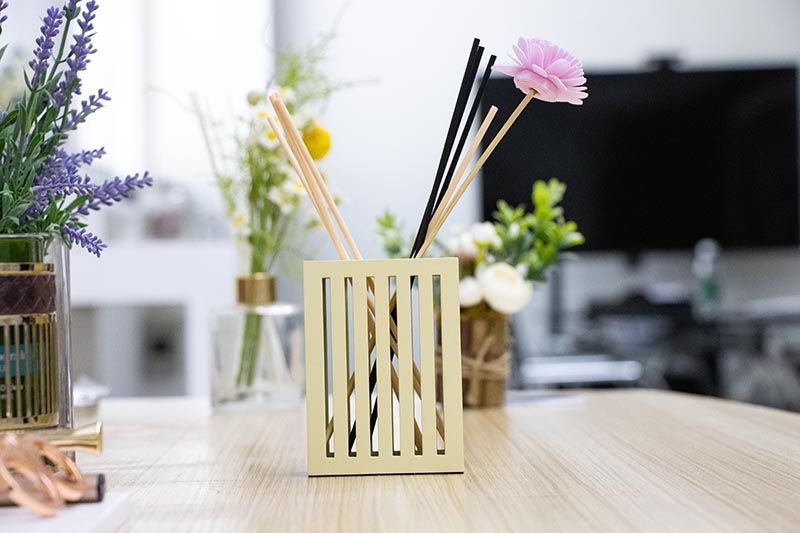 Gold Alloy Reed Diffuser Home Fragrance Decor