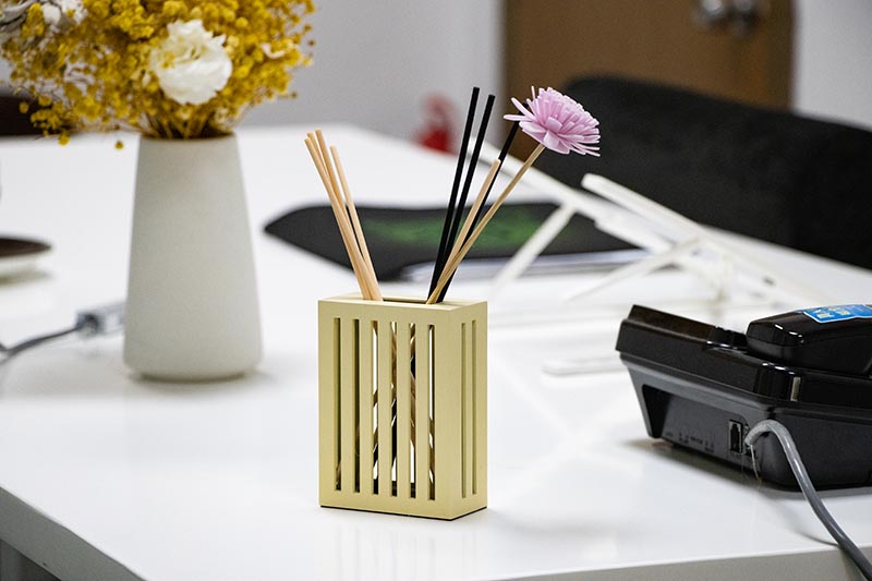Gold Alloy Reed Diffuser Home Fragrance Decor