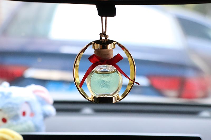 Luxury Gold Hanging Car Diffuser for Perfume
