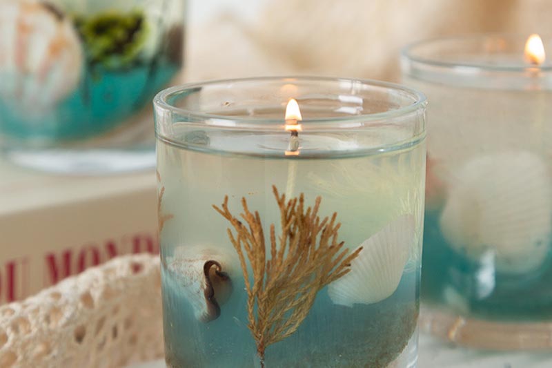Fresh Ocean Breeze Jelly Candle for a Coastal Vibe