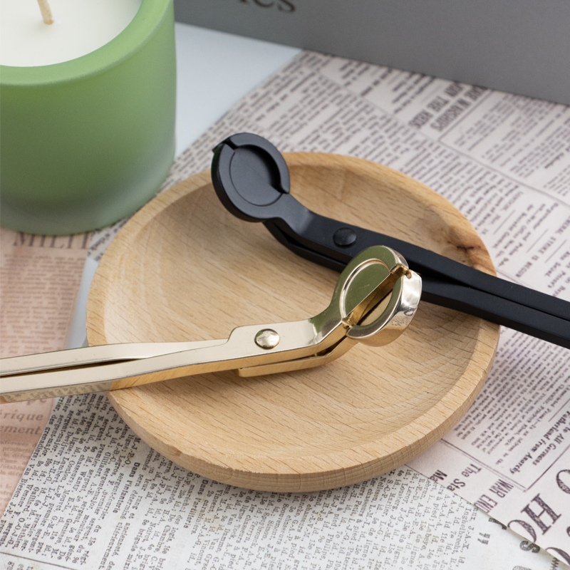 Refined Metal Wick Trimmer for a More Elegant Candle Ritual