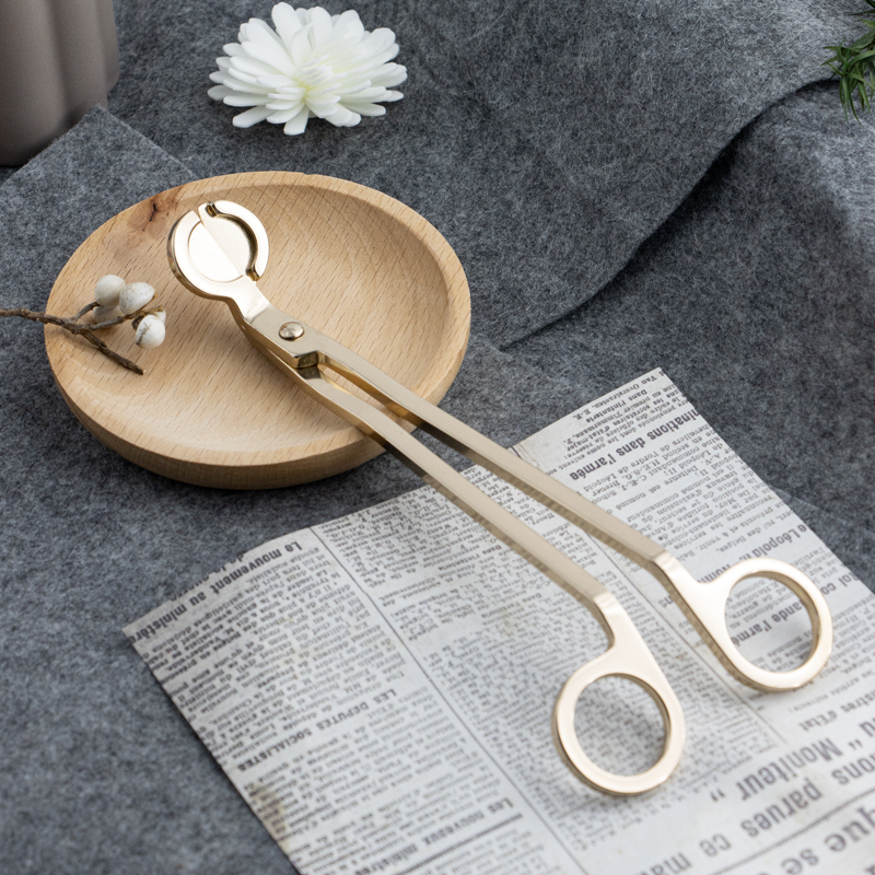 Refined Metal Wick Trimmer for a More Elegant Candle Ritual