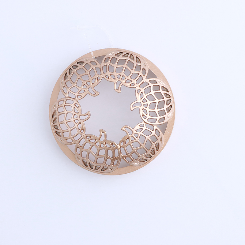 Elegant Rose Gold Metal Lid for Scented Candles