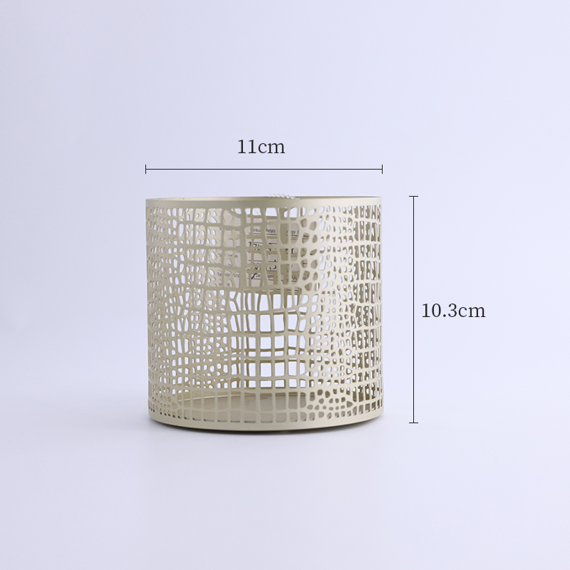 Premium Gold Textured Candle Holder for Elegant Spaces