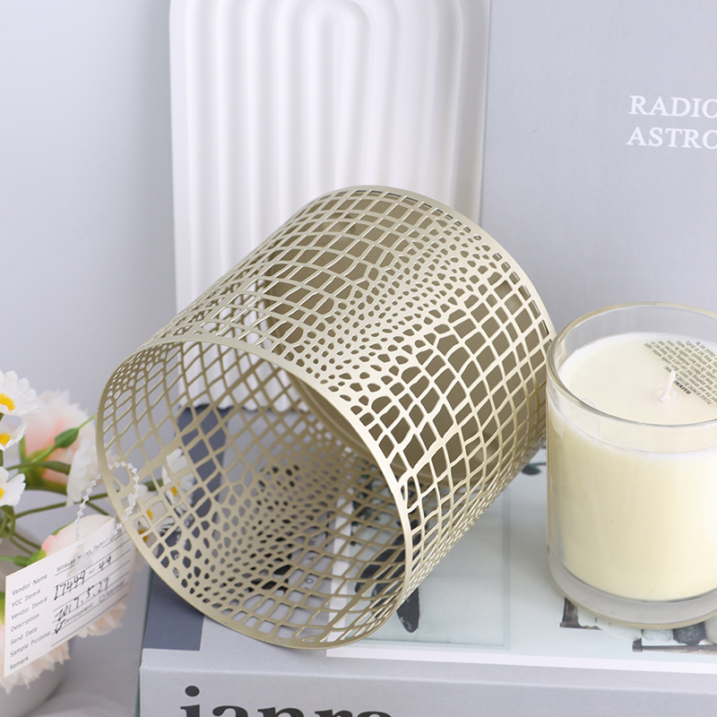 Premium Gold Textured Candle Holder for Elegant Spaces